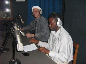 Interview à la Radio de développement communautaire à Kolwezi
