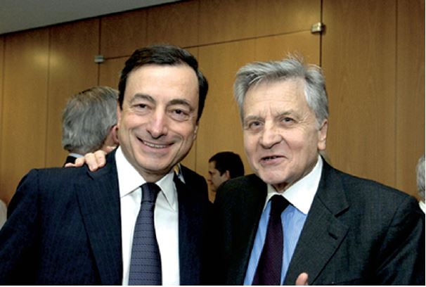 Mario Daghi et Jean-Claude Trichet
