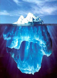 pointe de l’iceberg
