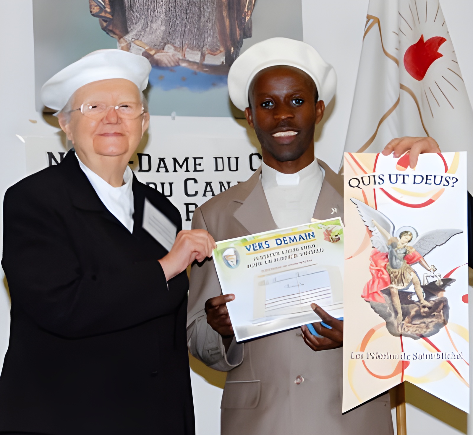 Abbé Augustin Hakizimana et Thérèse Tardif