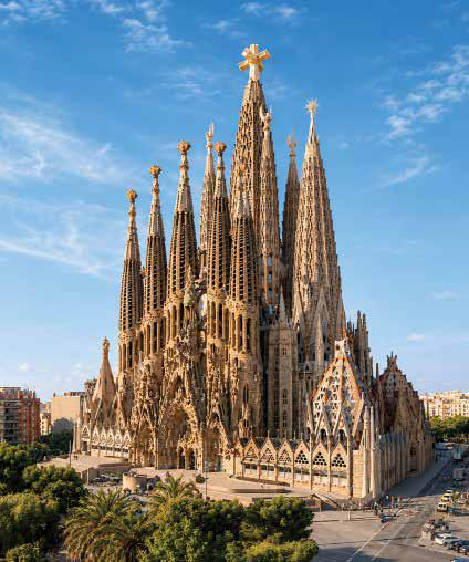 La basilique de la Sagrada Familia à Barcelone.