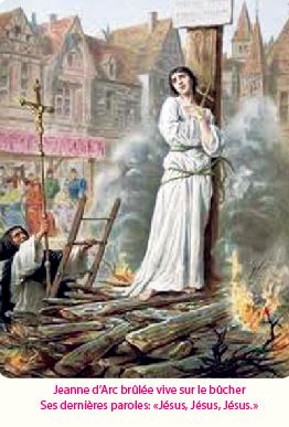 Jeanne d'Arc sur le bûcher
