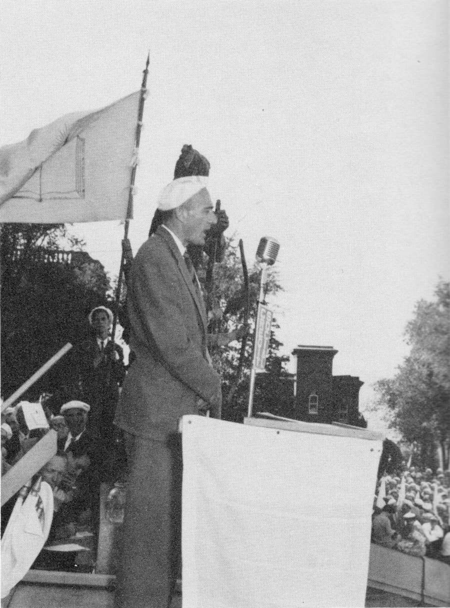 Le député Bernard Pinard - Congrès 1955