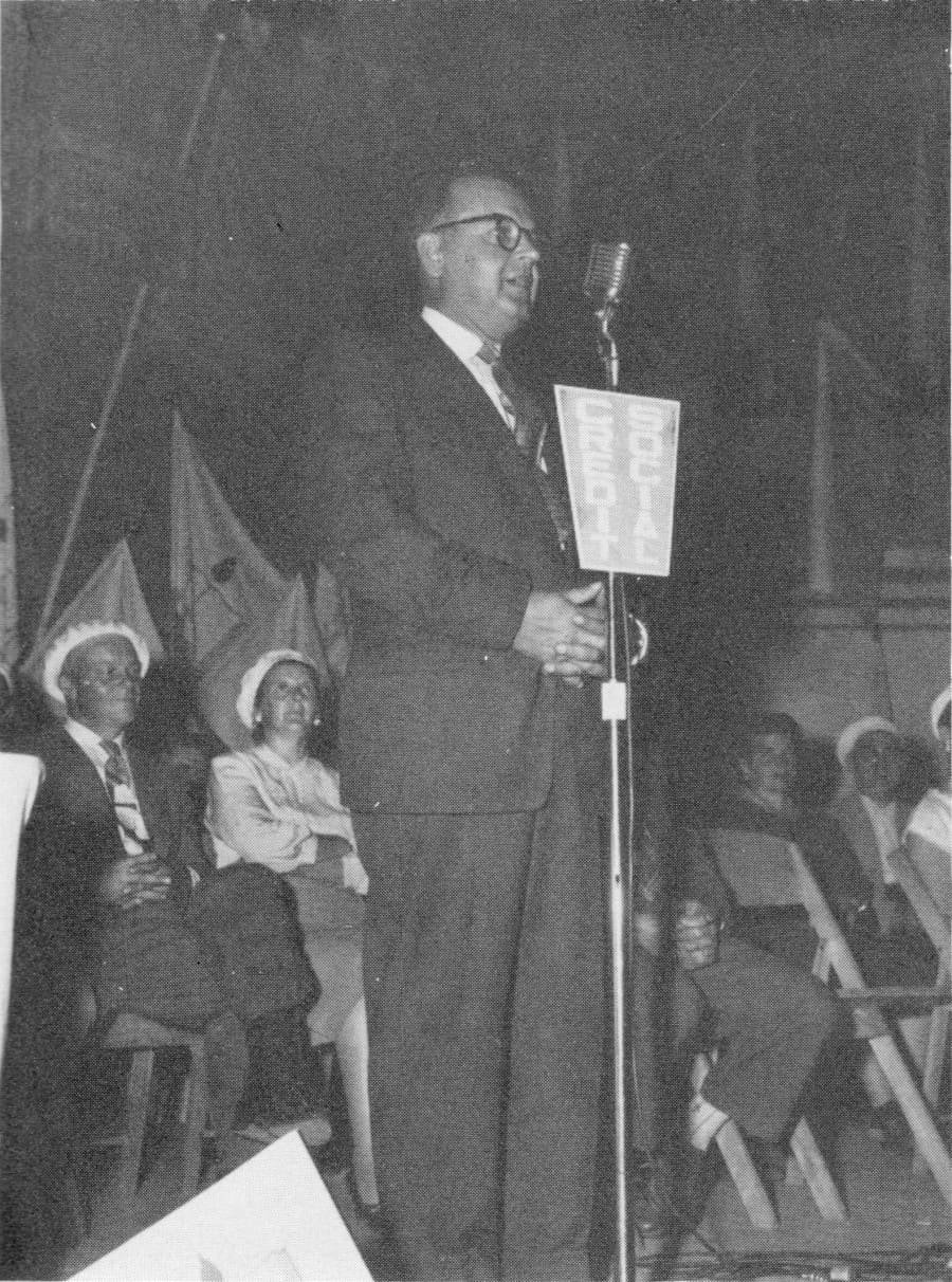Le maire de Rouyn, M. Maurice Caouette - Congrès 1955