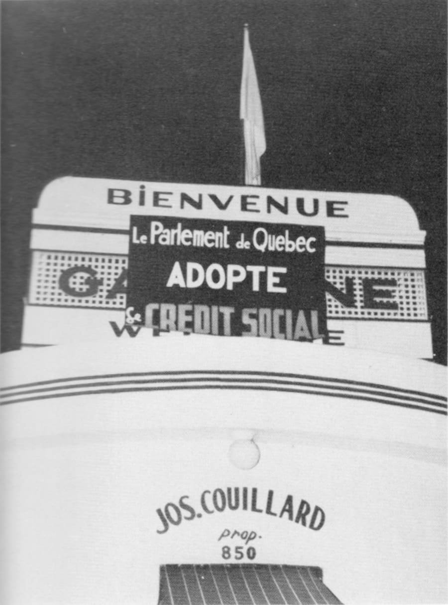 Le poste d'essence de M. J. Couillard - Congrès 1955