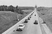 En route vers le congrès : caravane d'autos - Congrès 1955
