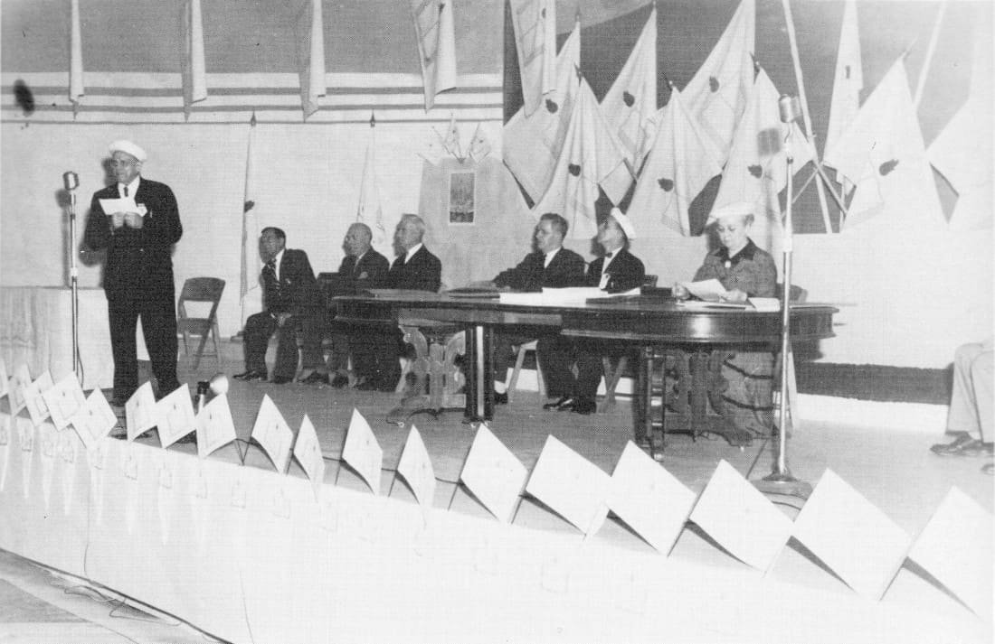M. Louis Even prononce l'allocution d'ouverture - Congrès 1955