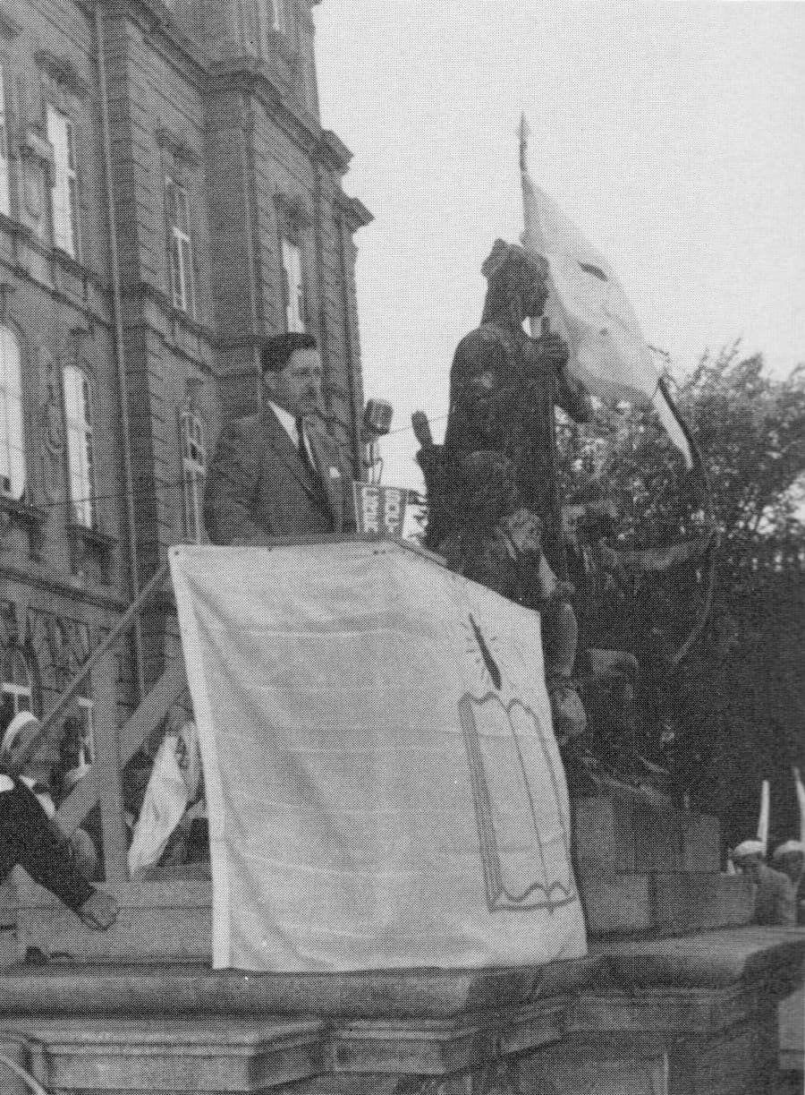 Le député Jean-Paul Noël - Congrès 1955
