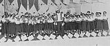 La chorale Boutin en uniforme - Congrès 1955
