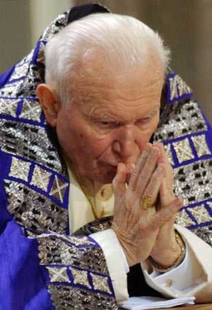 Jean-Paul II priant pour la paix en Irak