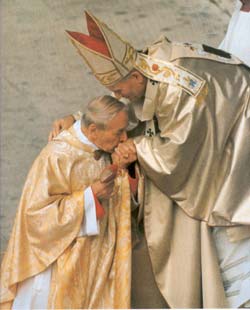 cardinal Wyszynski rend homage à Jean-Paul II