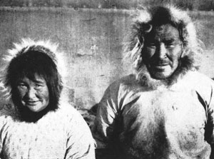Un couple esquimau de Minto Inlet