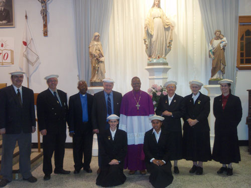 Mgr Placide Mukendi et Mgr Marie-Daniel Dadiet à Rougemont