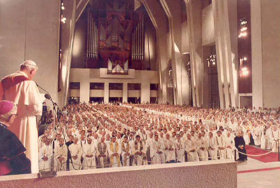 Rencontre avec le clergé à l'Oratoire Saint-Joseph