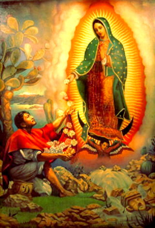 notre-dame de guadAlupe et saint Juan Diego