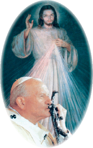 Jésus miséricordieux et Jean-Paul II