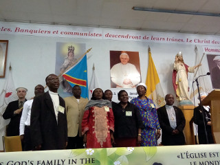 Nos amis congolais au Congrès de 2012