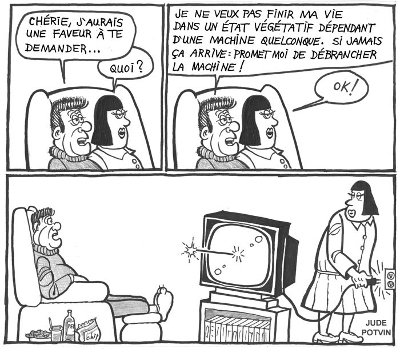 Télé déconnectée