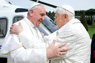 Pape François et Benoît XVI