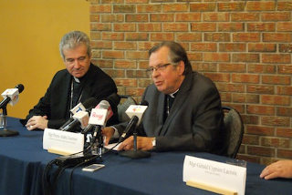 Mgr Lépine et Mgr Fournier