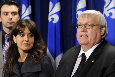 Véronique Hivon et Gaétan Barrette