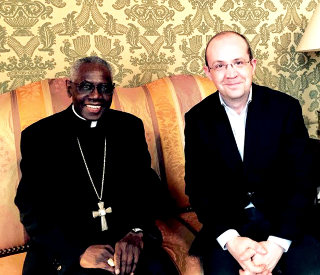 cardinal Sarah et Nicolas Diat