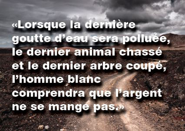 proverbe amerindien