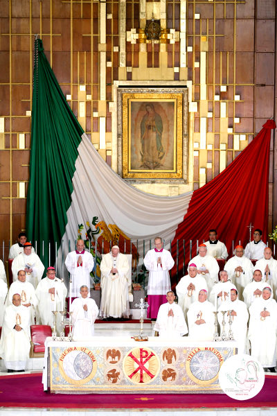 messe du pape francois - Guadalupe à Mexico le 13 février 2016