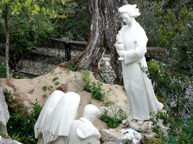 Statues de l'apparition de l'Ange à Fatima