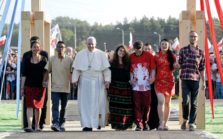 Le Pape François aux JMJ de Pologne