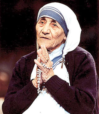 Sainte Teresa en prière