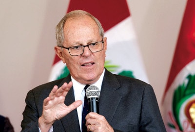 Le Président Pedro Pablo Kuczynski