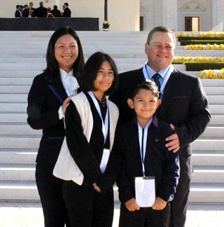 Lucas et sa famille