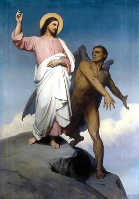 La tentation du Christ au désert - Ary Scheffer