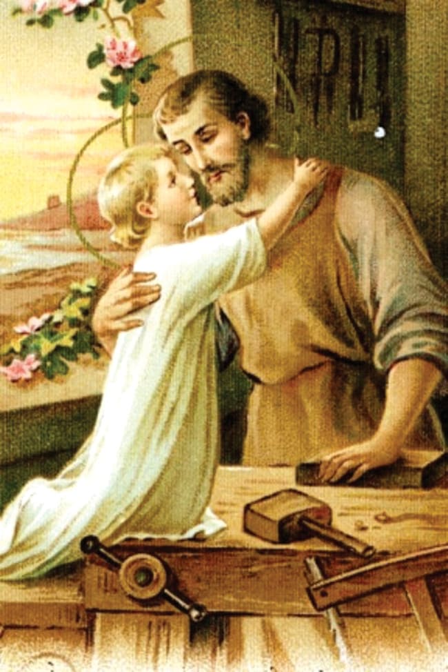 Saint Joseph et l'enfant Jésus