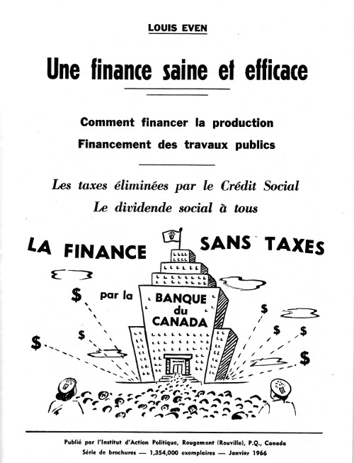 Une finance saine et efficace